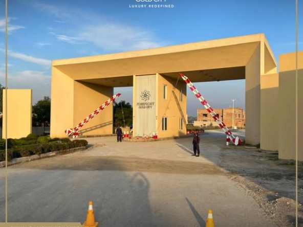 FOREFRONT GOLD CITY MARDAN 10 MARLA PLOT AVAILABLE
